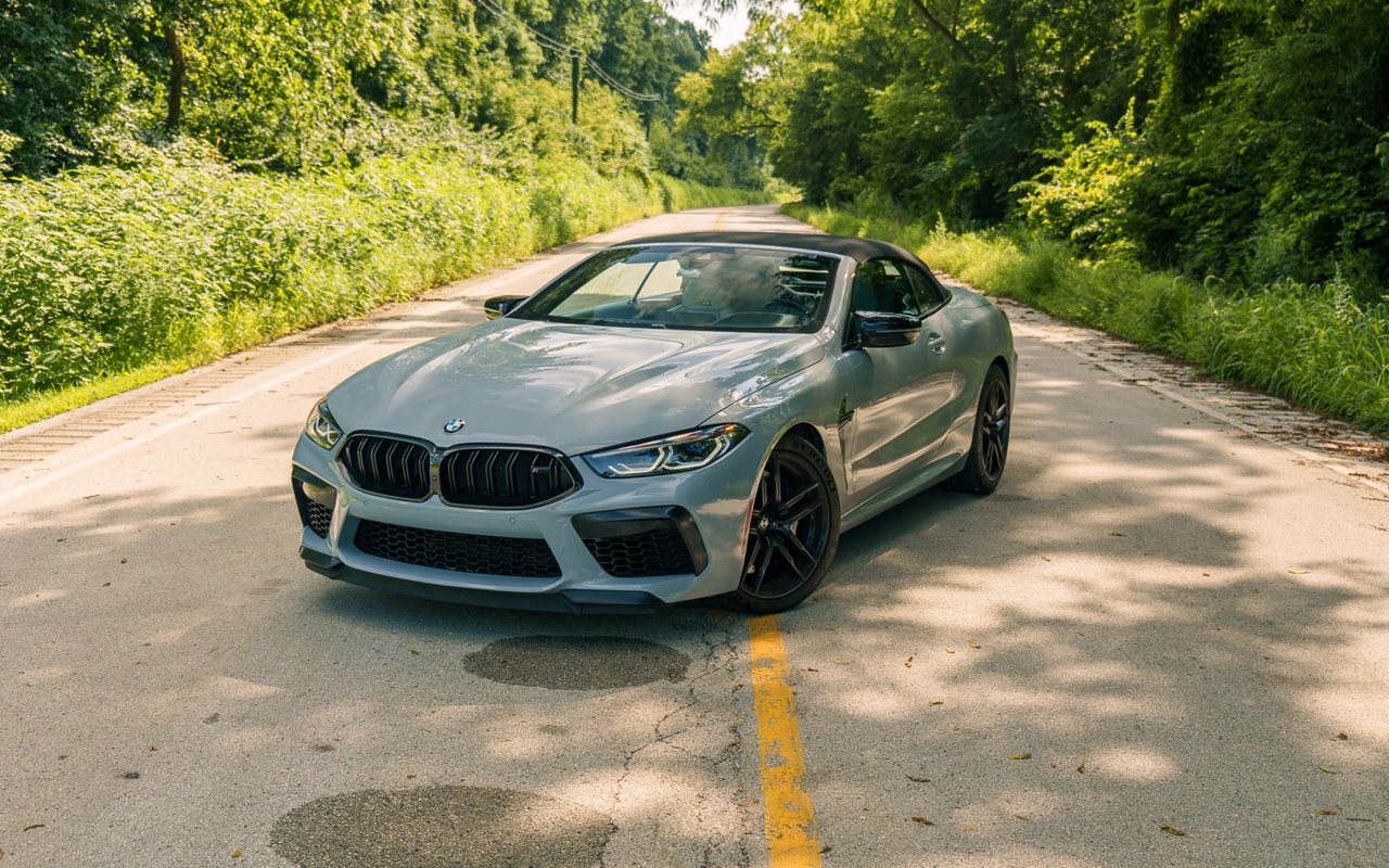 BMW M8 Competition Convertible rental in Chicago, photo of the actual car