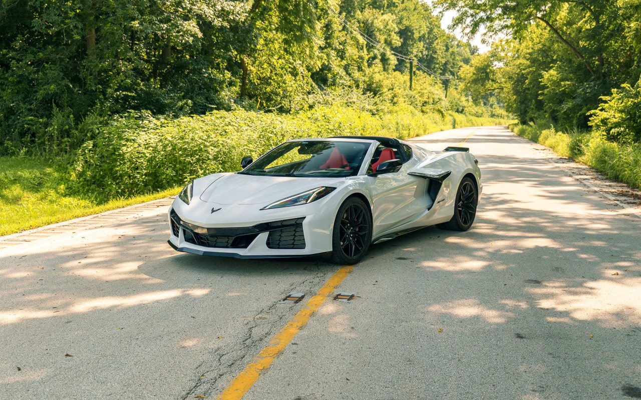 Corvette Z06 rental in Chicago, photo of the actual car
