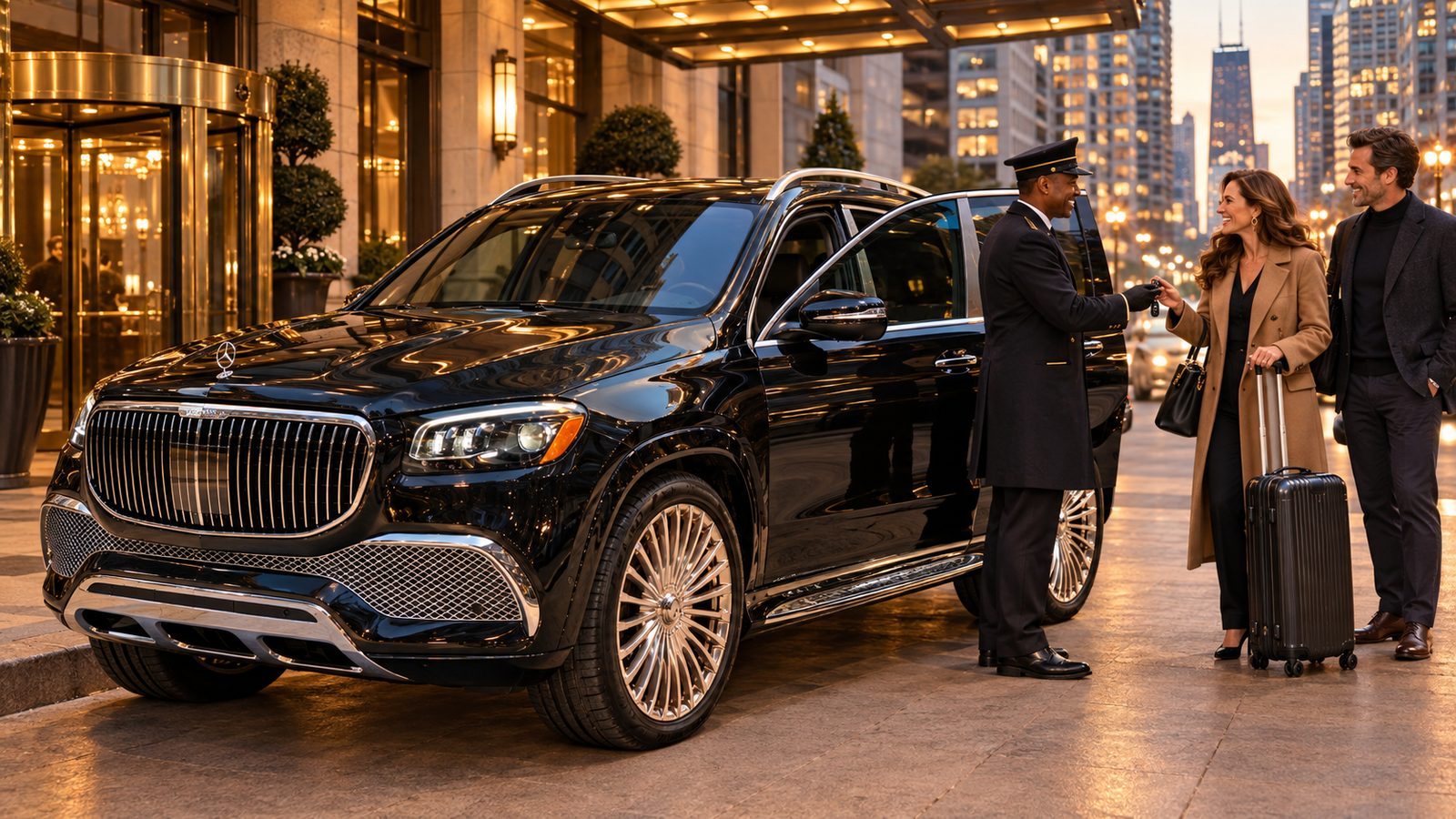 Corporate & VIP arrivals with a car from Chicago Wedding Car Rental